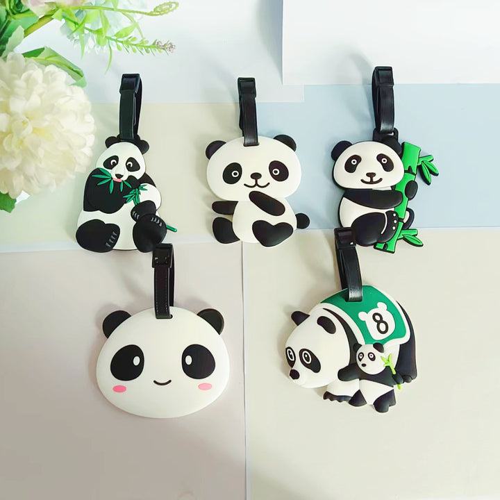 Unisex Panda-Themed Luggage Tag Stornfield