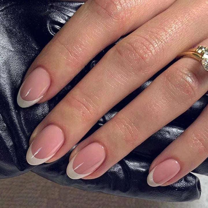Elegant Floral Bow Press-On Nail Tips Stornfield