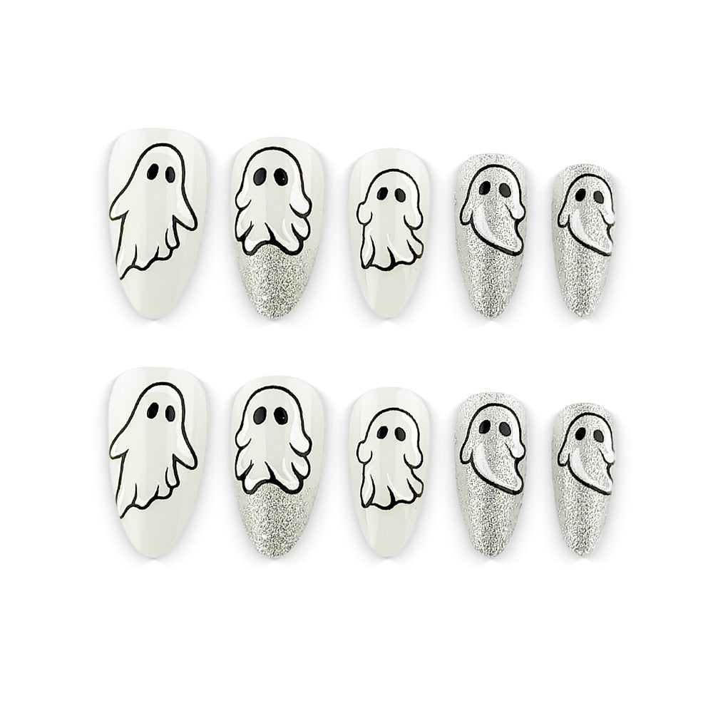 Creative Ghost Design Nail Art Stornfield