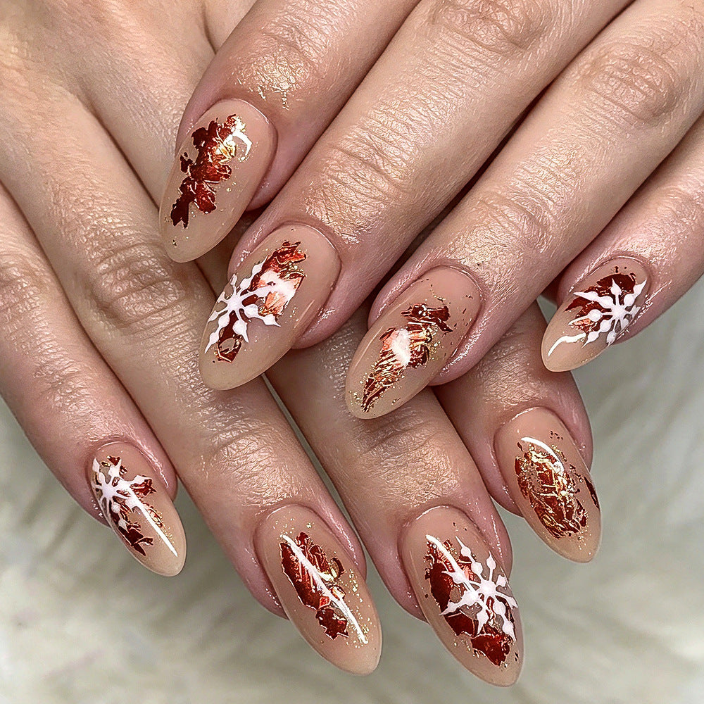 Artistic Seasonal Press-On Nail Art Stornfield