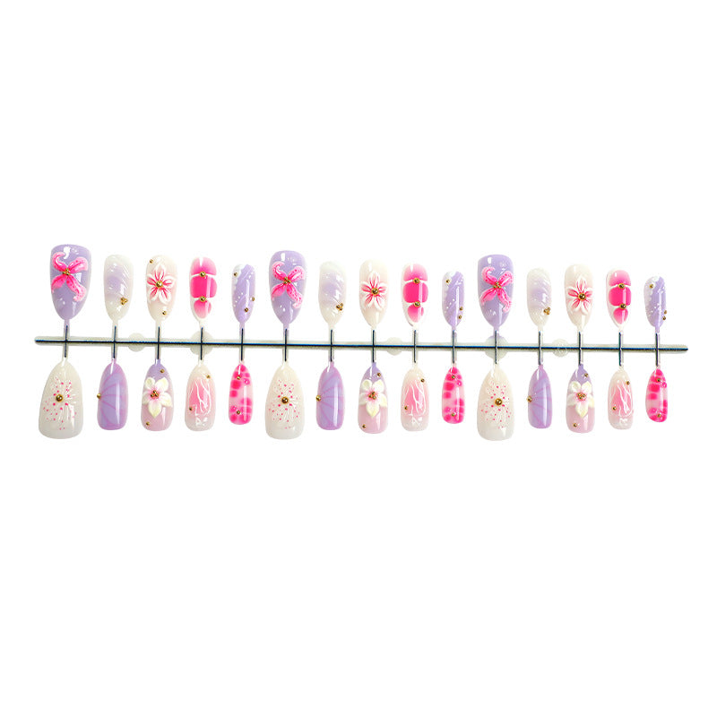 Artistic Floral Press-On Nail Collection Stornfield