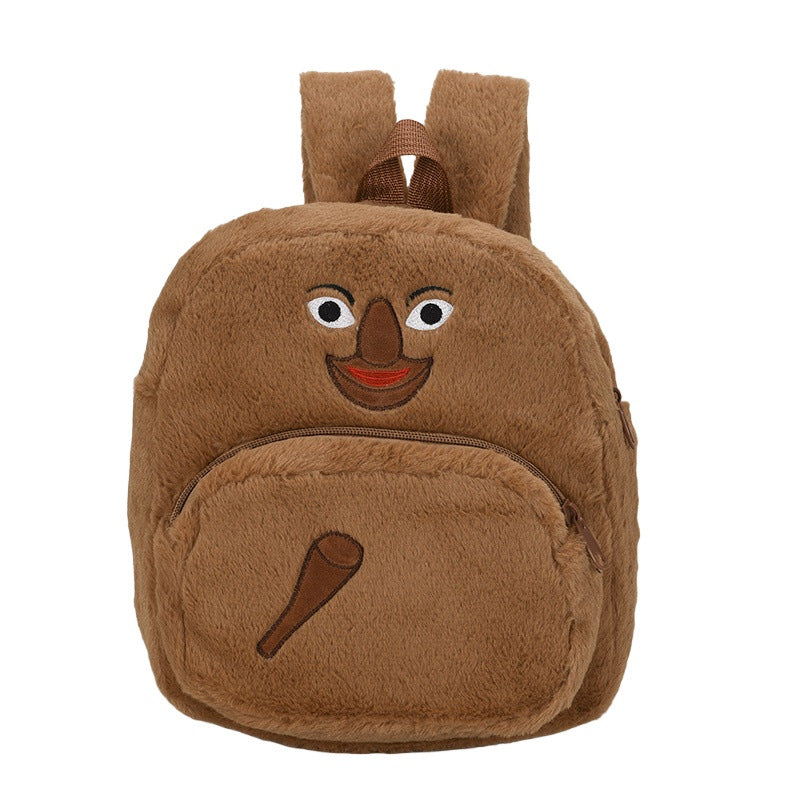 Plush children's backpack with cute monkey design Stornfield