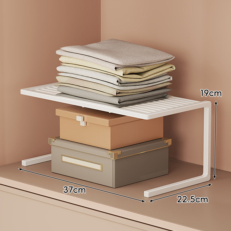 Compact Countertop Multi-Level Metal Organizer Shelf Riser