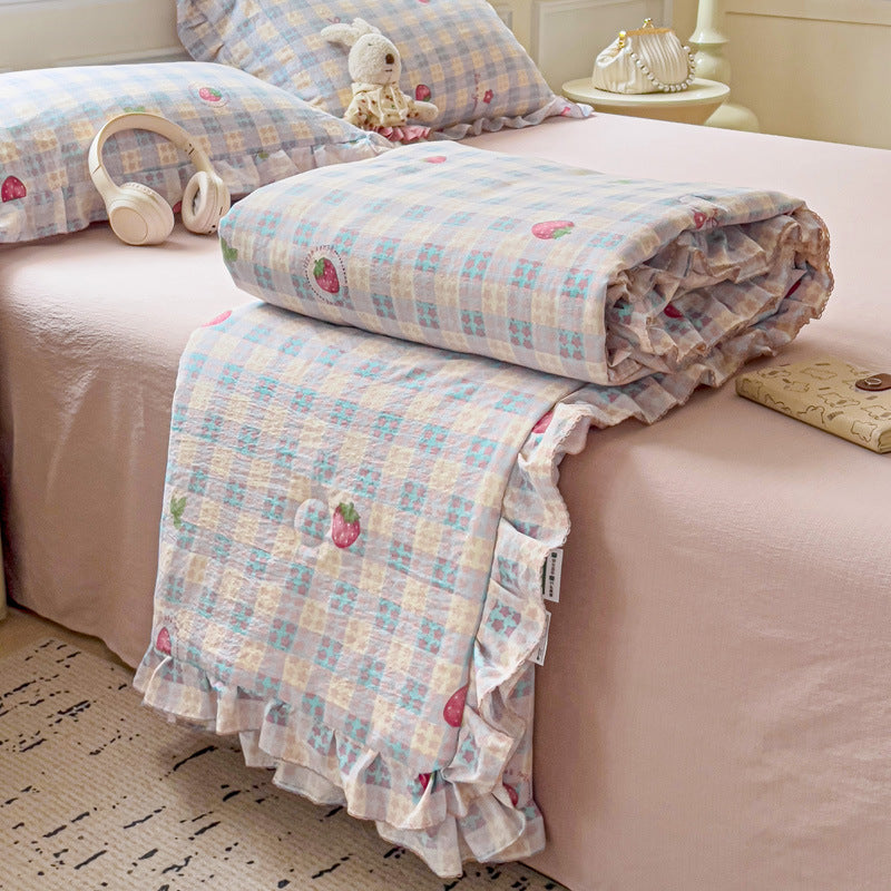 Playful Patterned Throw Blanket