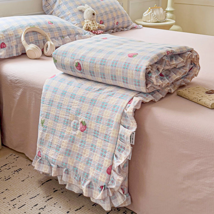 Playful Patterned Throw Blanket