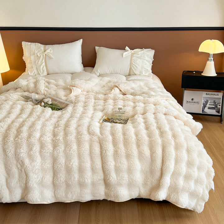 Ultra-Soft Textured Fleece Blanket Stornfield