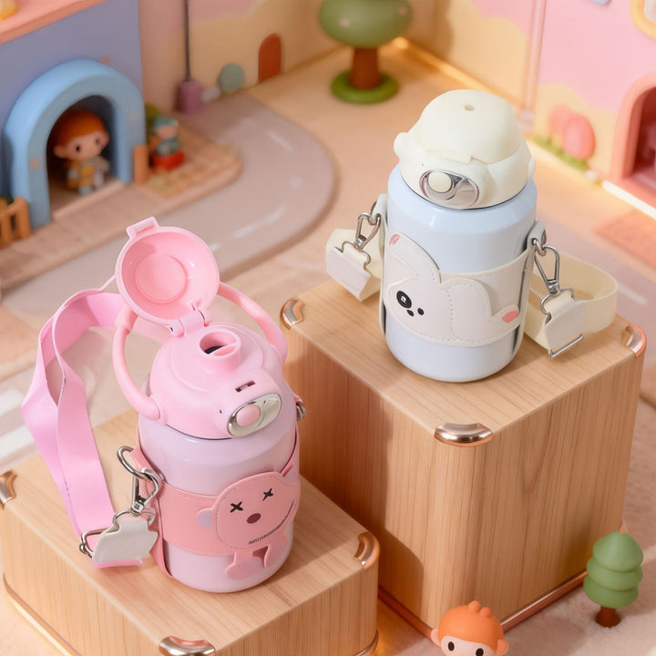 Ladies Insulated Water Bottle with Cute Bunny Design Stornfield