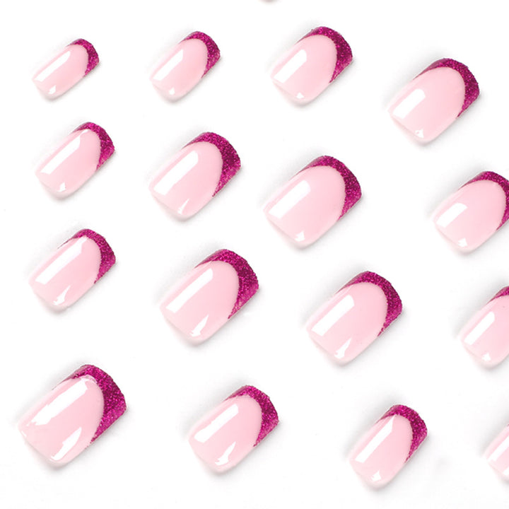 Glamorous nail art with glitter decoration Stornfield