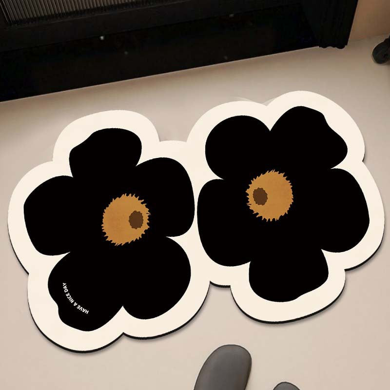 Floral-Themed Kitchen Runner Mat Stornfield