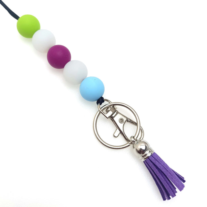 Colorful Beaded Keychain Holder Stornfield
