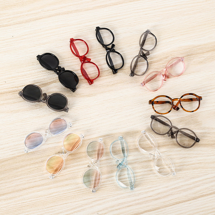 Vintage-Inspired Oval Frame Glasses Stornfield