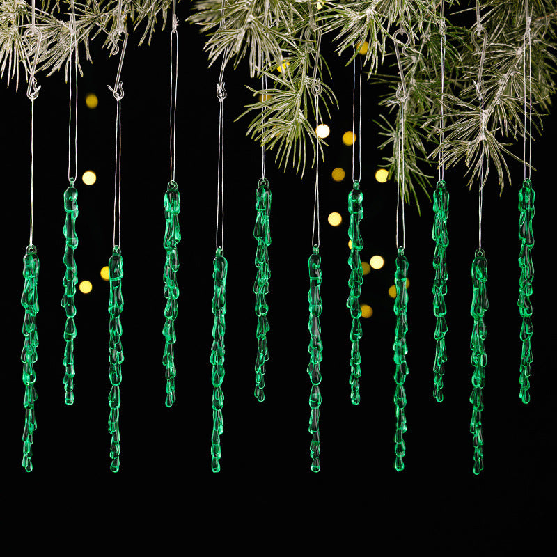 Decorative Christmas lights string with icicle design Stornfield