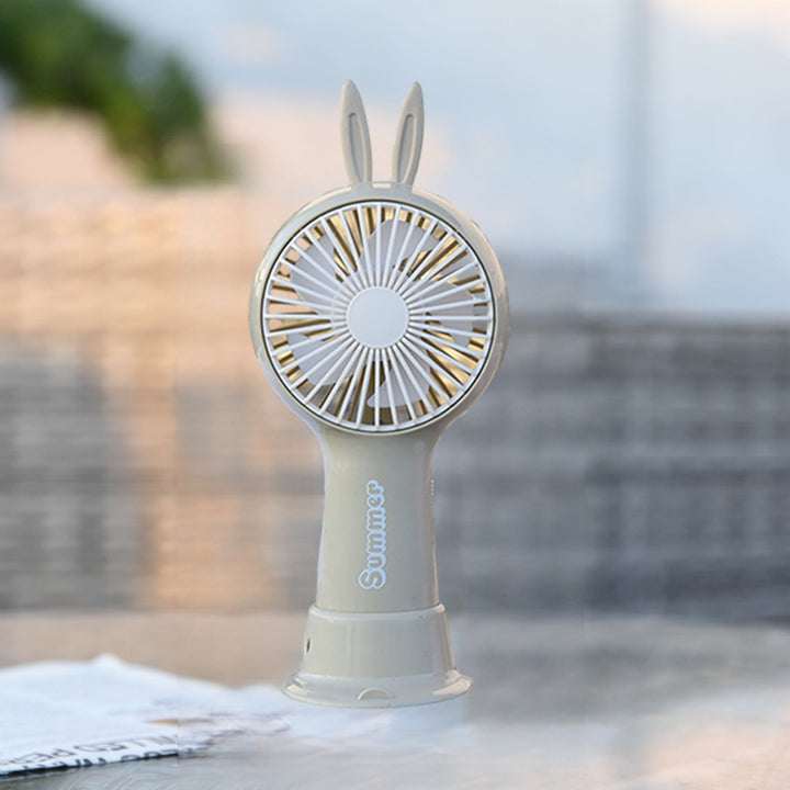 Portable Deer-Themed Handheld Cooling Fan Stornfield