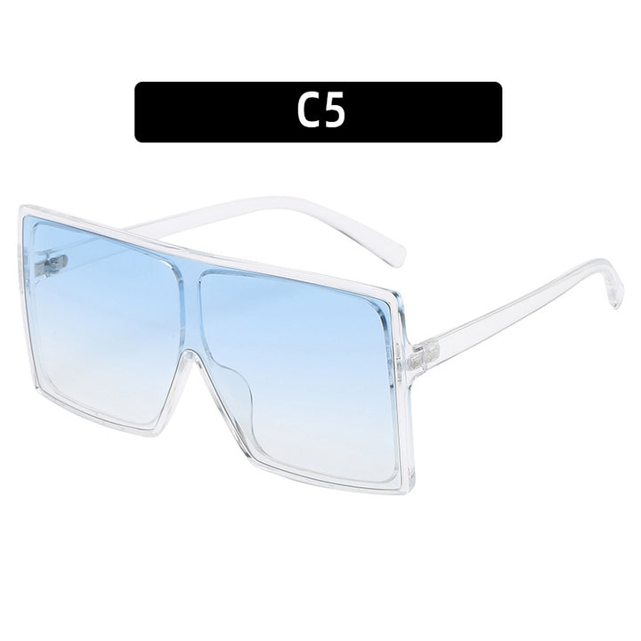Bold Geometric Square Frame Sunglasses  1787664188