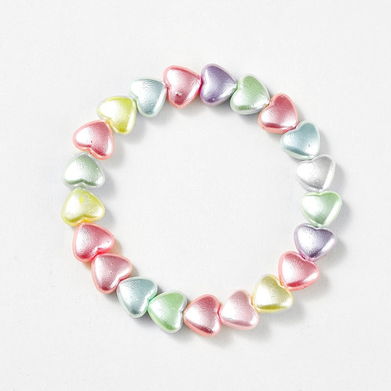 Friendship bracelet with Colorful Heart Charms Stornfield