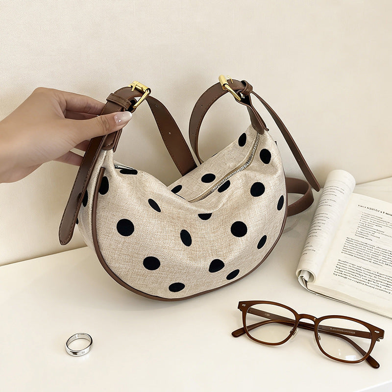 Casual Polka Dot Shoulder Bag