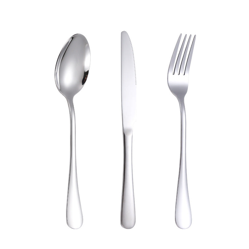 Elegant stainless steel cutlery set with ergonomic handle Stornfield
