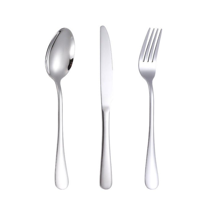 Elegant stainless steel cutlery set with ergonomic handle Stornfield