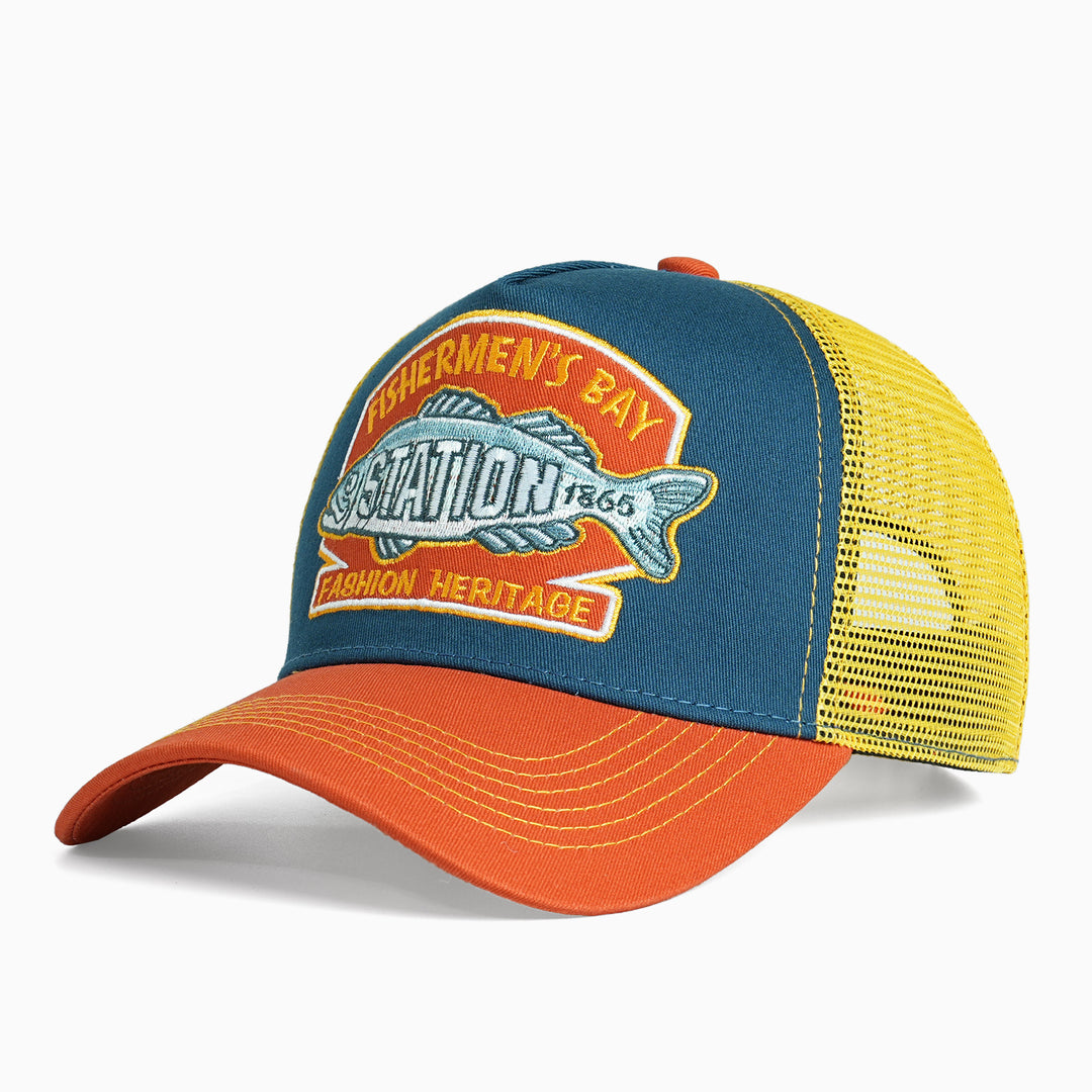 Ladies Trucker Cap with outstanding embroidery design Stornfield