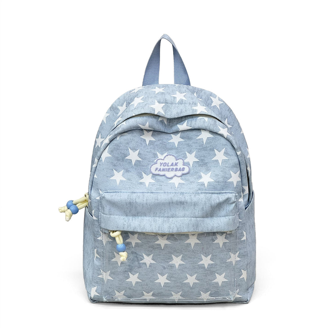 Transparent Window Star-Print Backpack Stornfield
