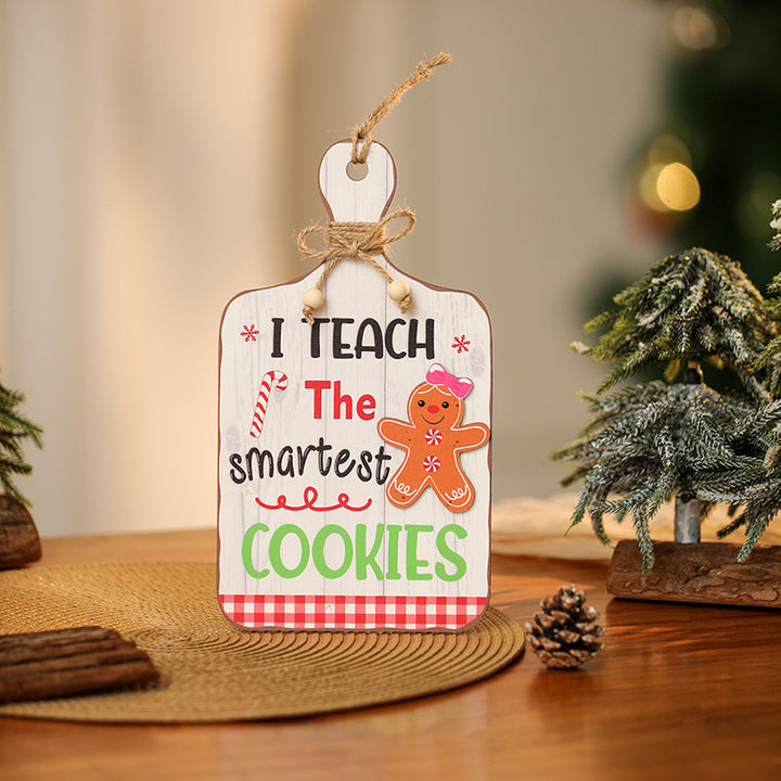 Decorative Christmas poster with Christmas cookies motif Stornfield