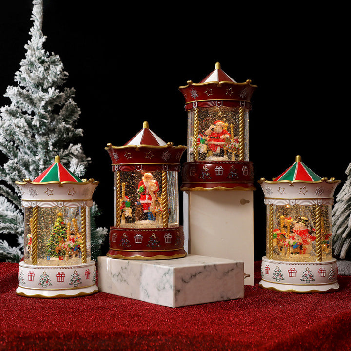 Nostalgic Christmas lantern with moving scenes Stornfield