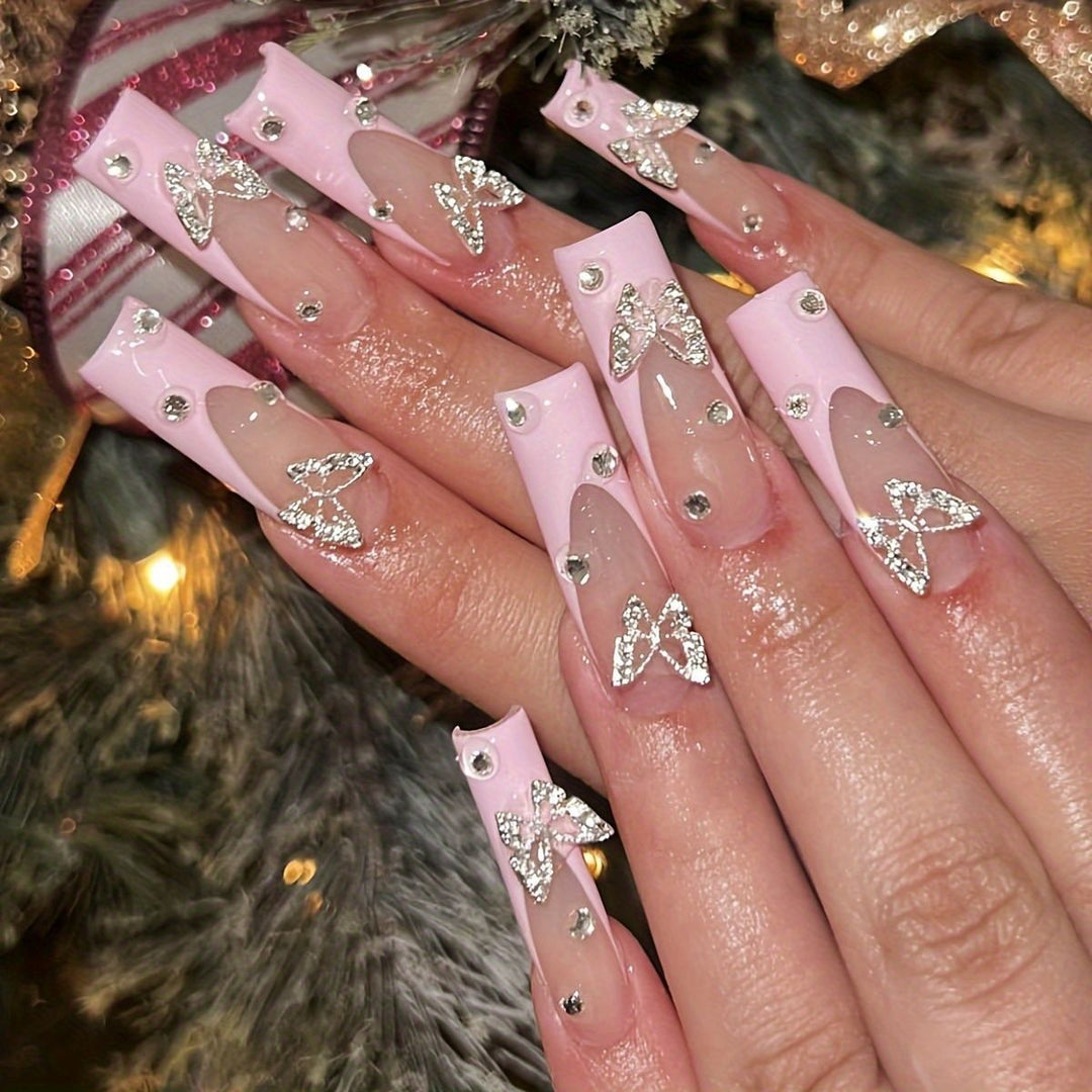 Artistic 3D Butterfly Nail Extensions Stornfield