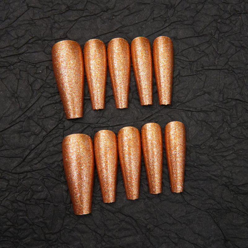 Glittering Stiletto Press-On Nail Designs