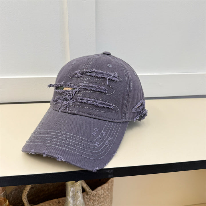 Men's Distressed Denim Baseball Cap Stornfield