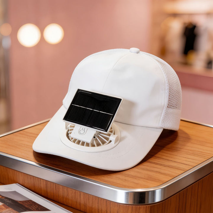 Ladies Cooling Cap with Integrated Solar Fan Stornfield