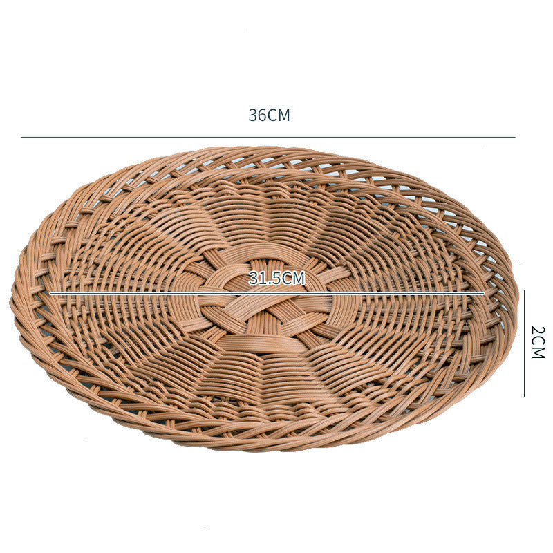 Unisex Oval Basket with Artistic Woven Texture Stornfield