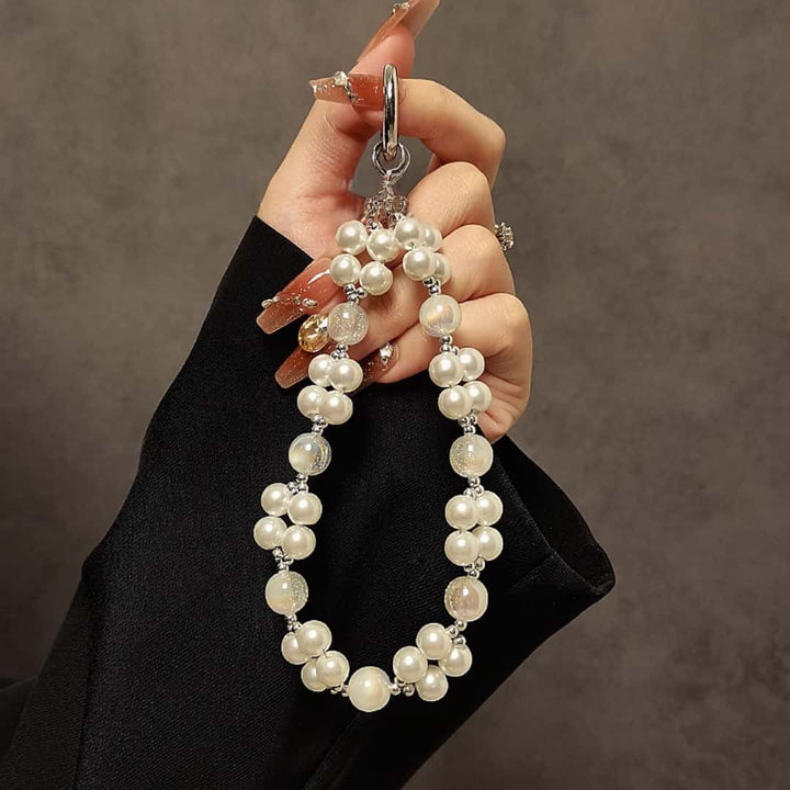 Elegant Decorative Pearl Phone Strap Stornfield