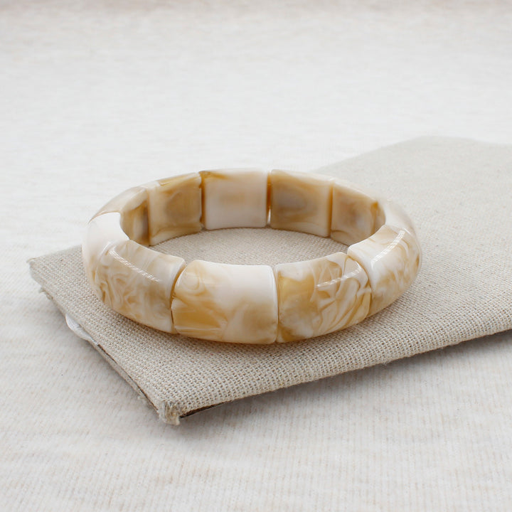 Geometric Resin Bangle Stornfield