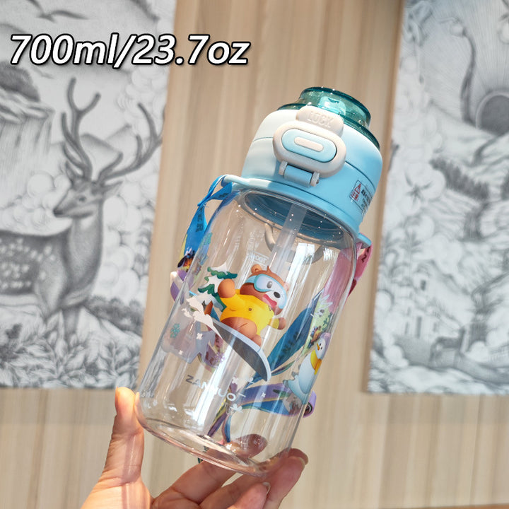 Women's creative water bottle with secure locking mechanism Stornfield