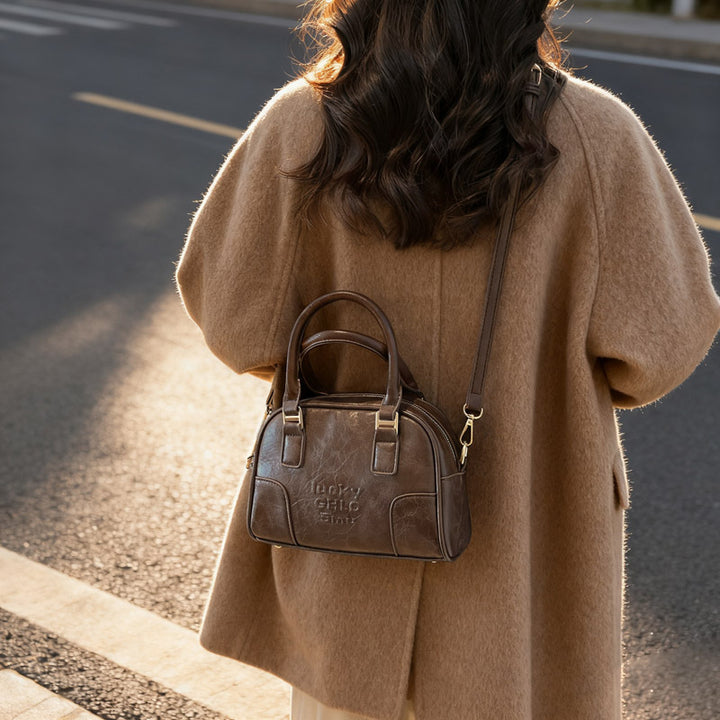 Luxurious Faux Leather Structured Handbag Stornfield