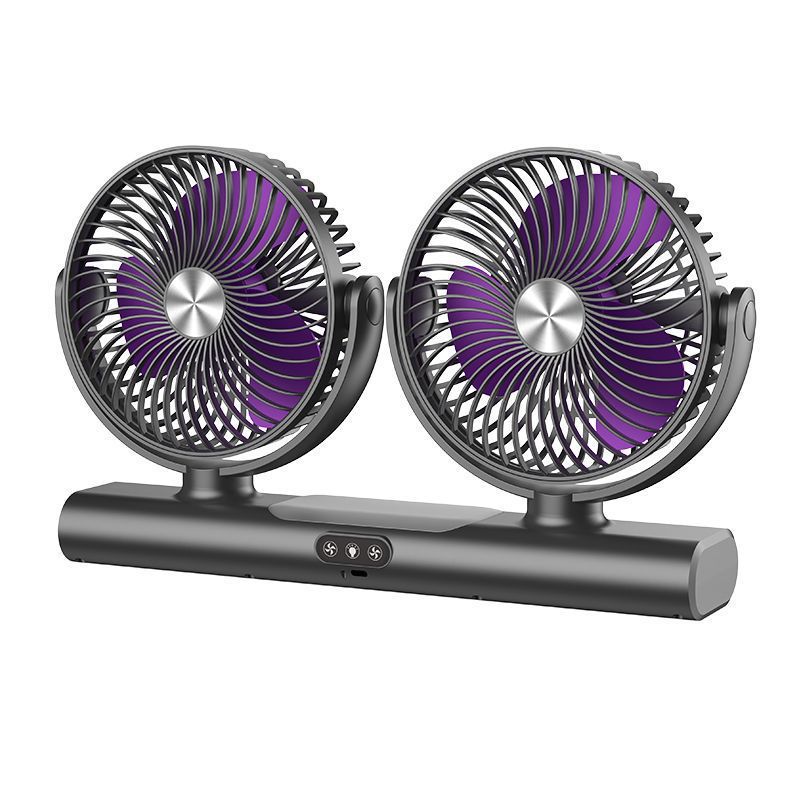 Dual-Head Rechargeable Desktop Fan Stornfield