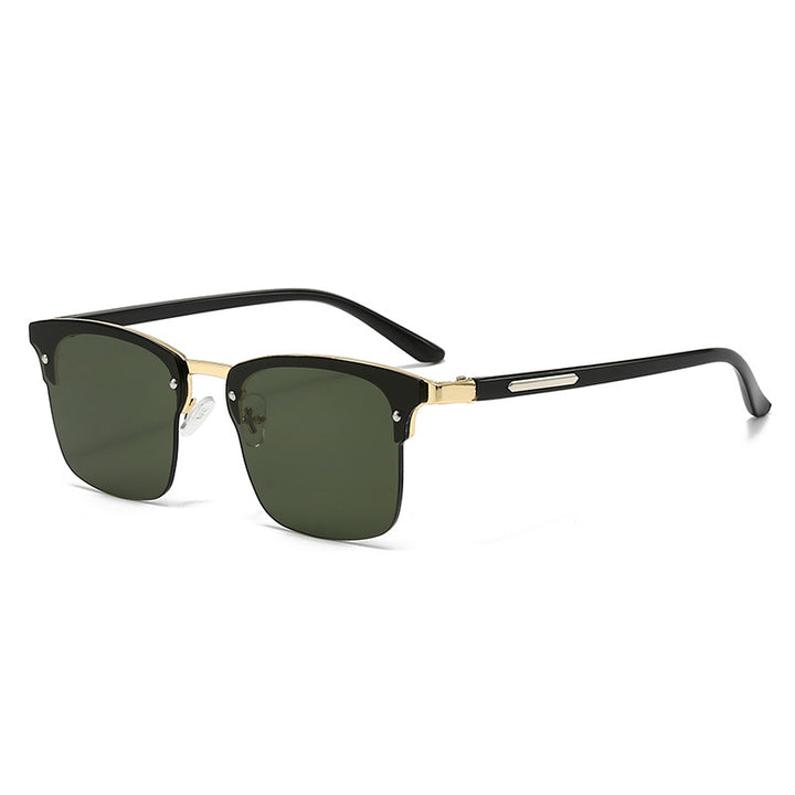 Ladies elegant square sunglasses with metallic accents Stornfield