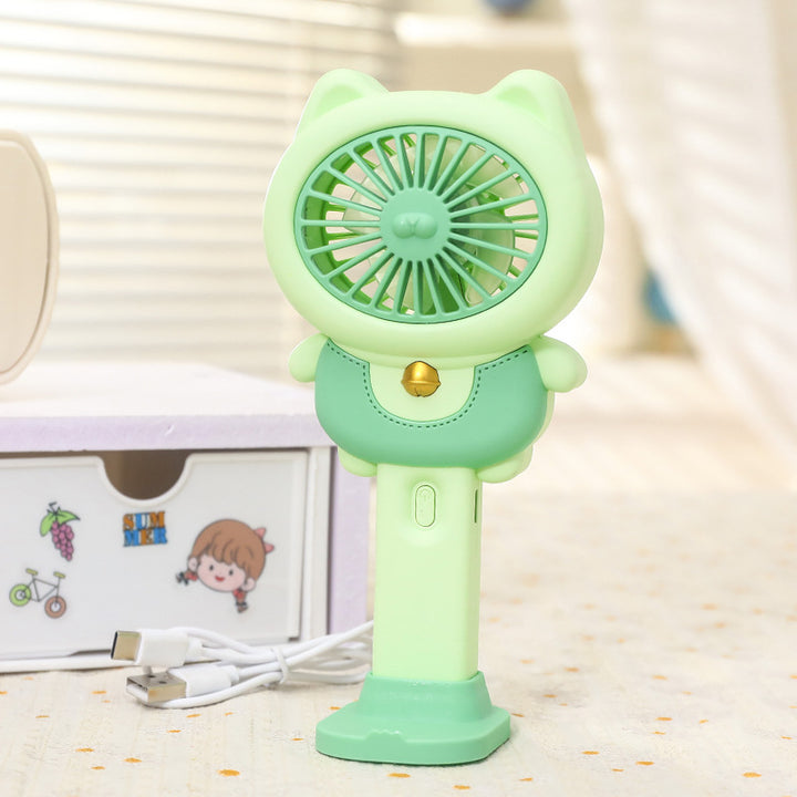 Ladies handheld fan in playful animal design Stornfield