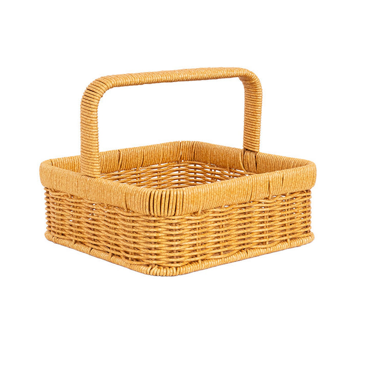 Handcrafted Natural Fiber Storage Basket Stornfield