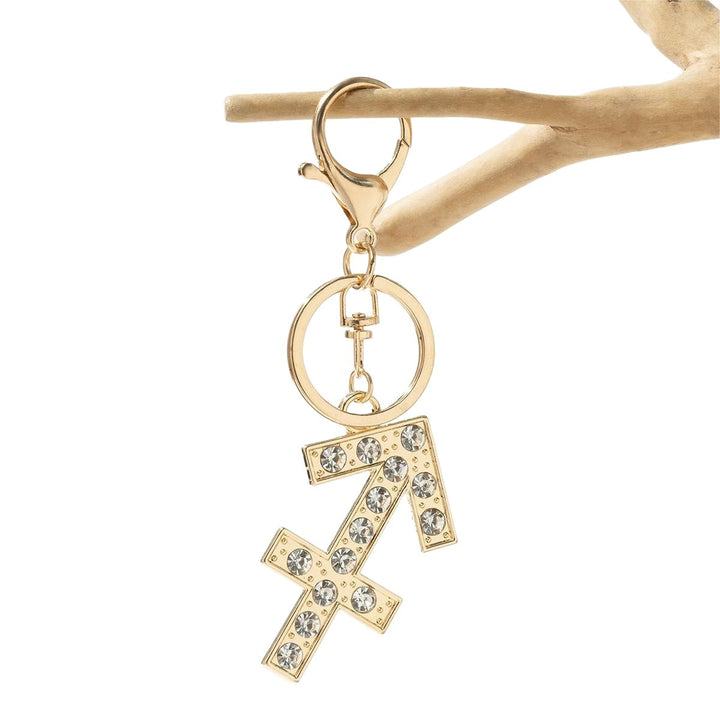 Keychain with Sparkling Bull Symbol Stornfield