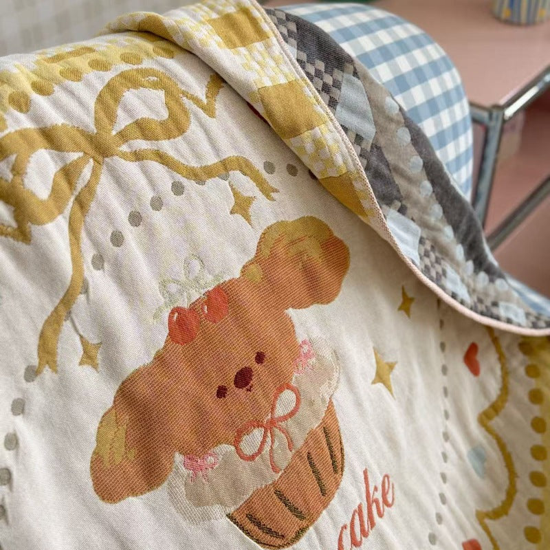 Cotton Muslin Decorative Duck Swaddle Blanket