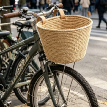 Braided Bicycle Storage Basket Stornfield