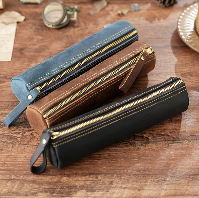 Stylish Leather Pencil Case