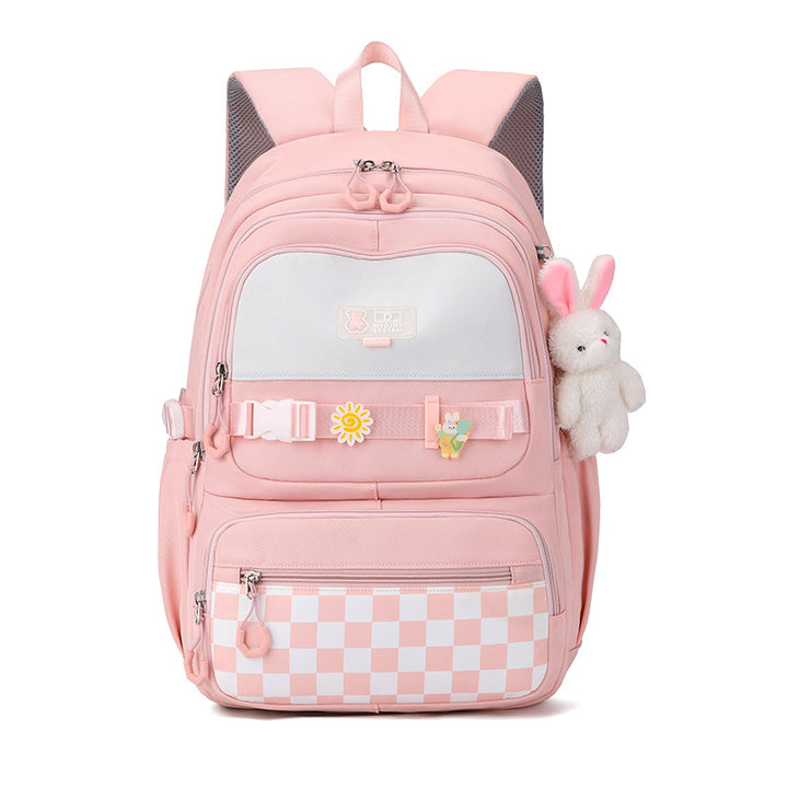 Cute school backpack with playful charms Stornfield