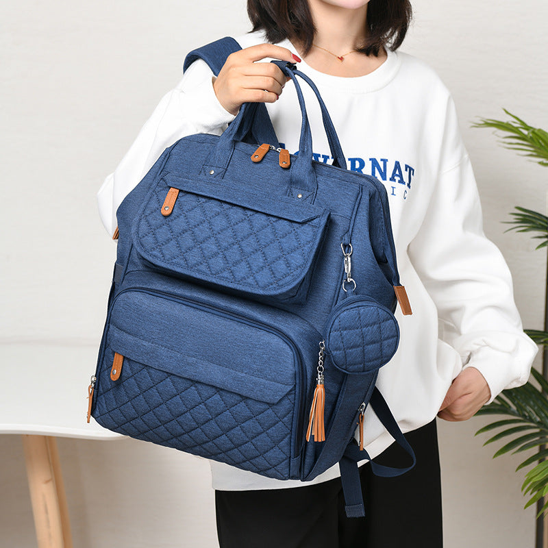 Quilted Multi-Functional Diaper Backpack Stornfield