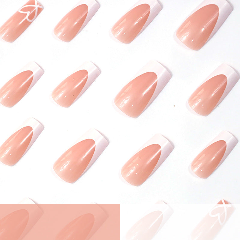 Fashionable French Tip Nail Extensions Stornfield