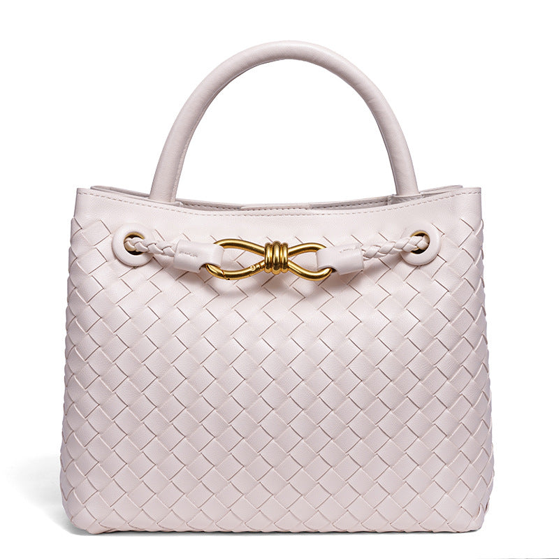 Woven Leather Tote Bag Stornfield