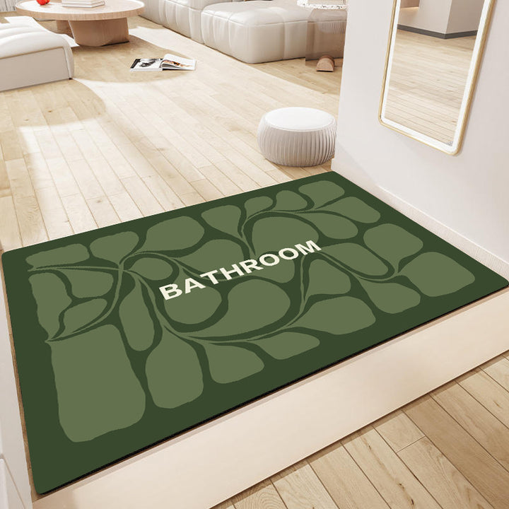 Decorative Floral Bathroom Mat Stornfield