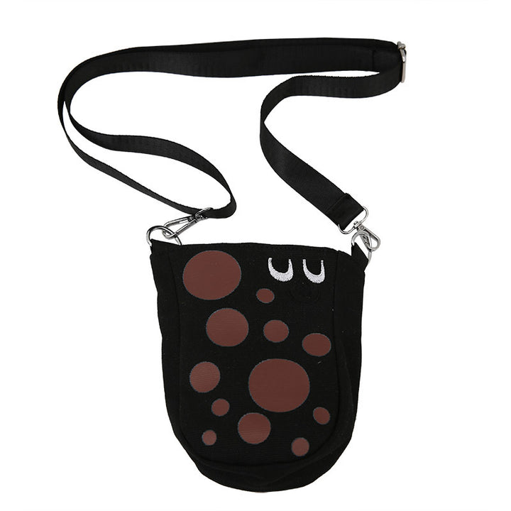 Cute Cartoon Cheese-Themed Crossbody Bag