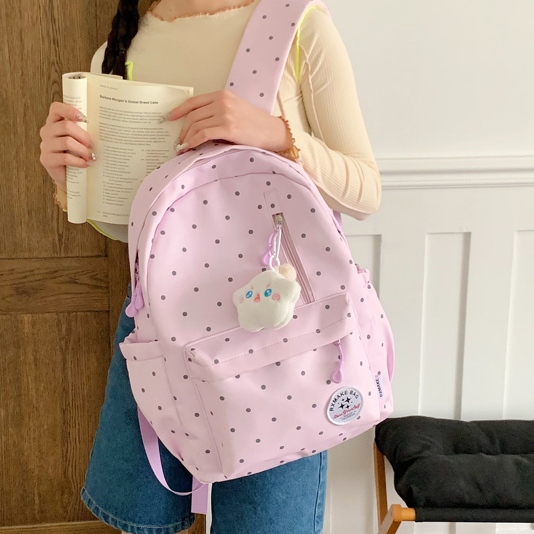 Polka Dot Student Backpack Stornfield
